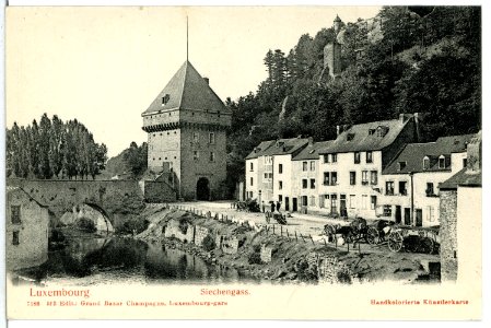 07186-Luxemburg-1906-Siechengass-Brück & Sohn Kunstverlag