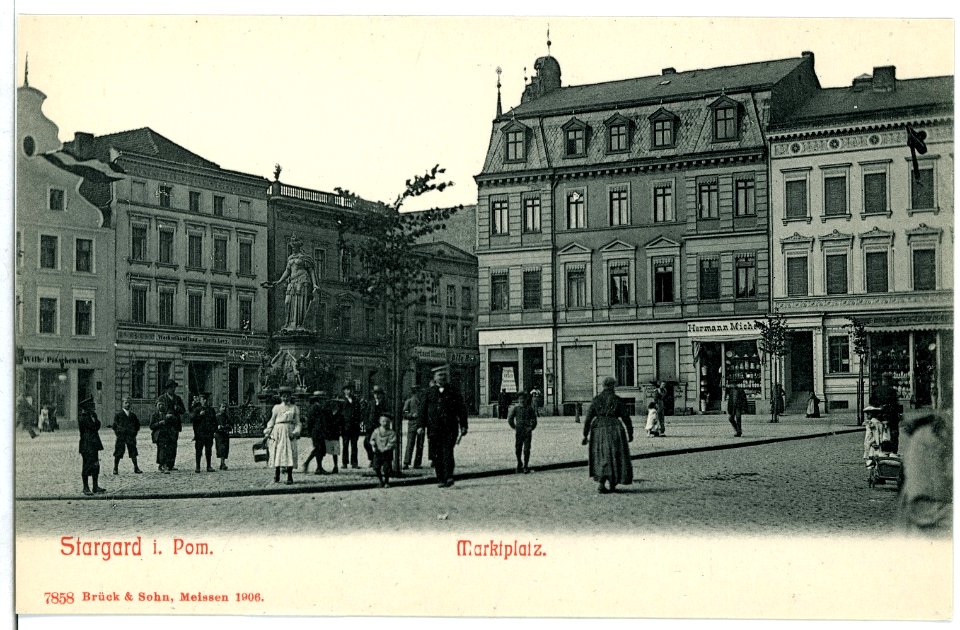 07858-Stargard-1906-Marktplatz-Brück & Sohn Kunstverlag