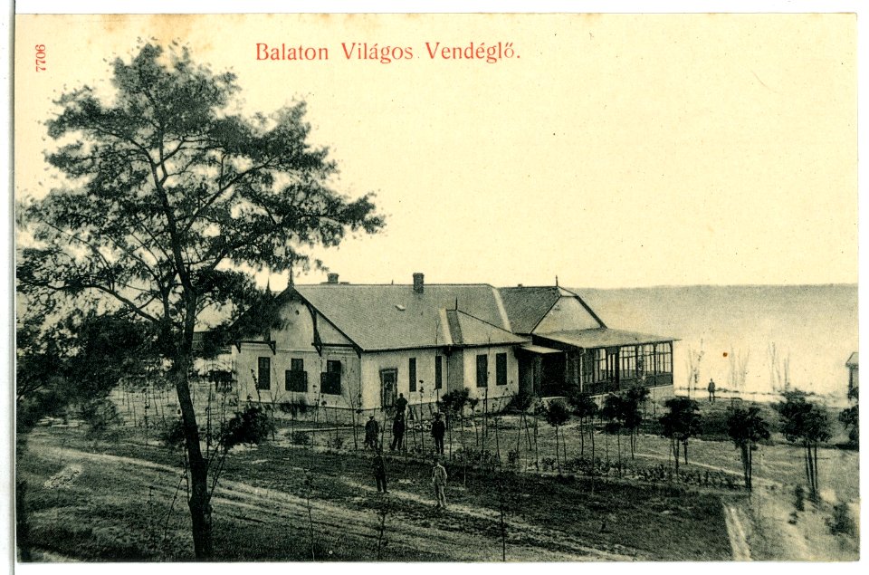 07706-Balaton-Vilagos-1906-Vendeglö-Brück & Sohn Kunstverlag
