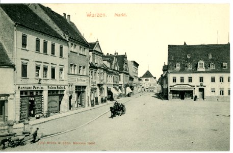 07996-Wurzen-1906-Markt-Brück & Sohn Kunstverlag