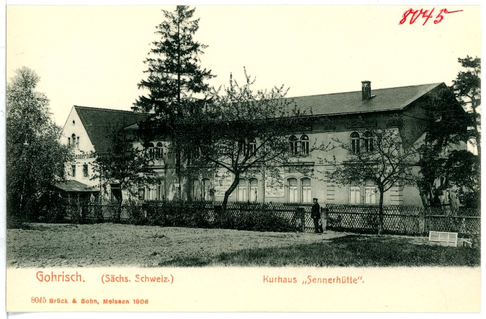 08045-Gohrisch-1906-Kurhaus Sennerhütte-Brück & Sohn Kunstverlag
