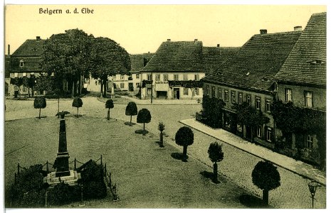 07760-Belgern-1906-Straßenansicht-Brück & Sohn Kunstverlag