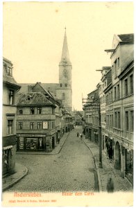 06646-Aschersleben-1905-Hinter dem Turm-Brück & Sohn Kunstverlag