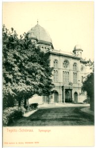 07806-Teplitz-1906-Synagoge-Brück & Sohn Kunstverlag