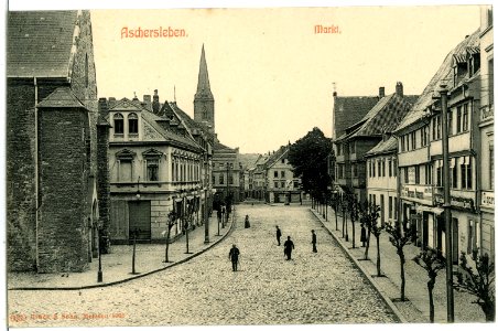 06639-Aschersleben-1905-Markt-Brück & Sohn Kunstverlag