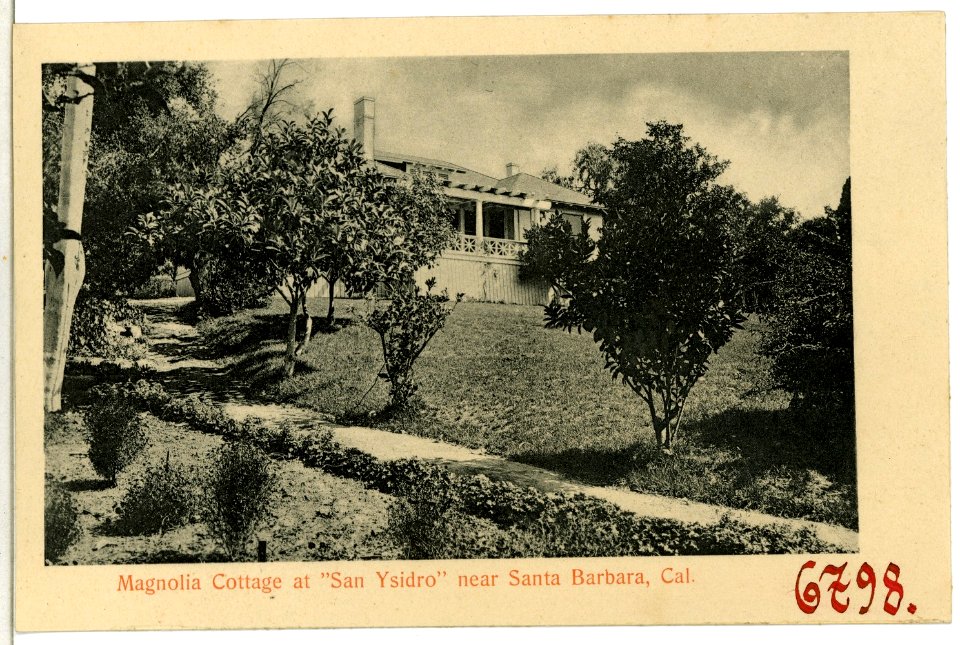 06798-Santa Barbara-1905-Magnolia Cottage at San Ysidro-Brück & Sohn Kunstverlag