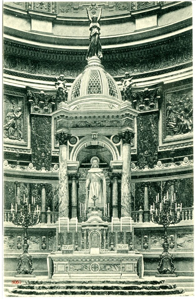08050-Budapest-1906-Katholische Kirche - Innen-Brück & Sohn Kunstverlag