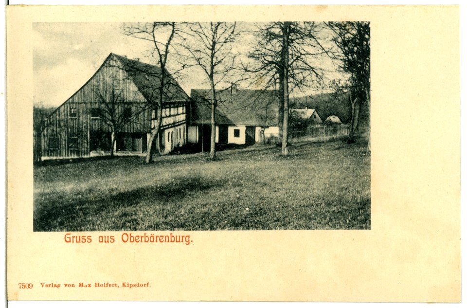 07509-Oberbärenburg-1906-Wohnhaus-Brück & Sohn Kunstverlag