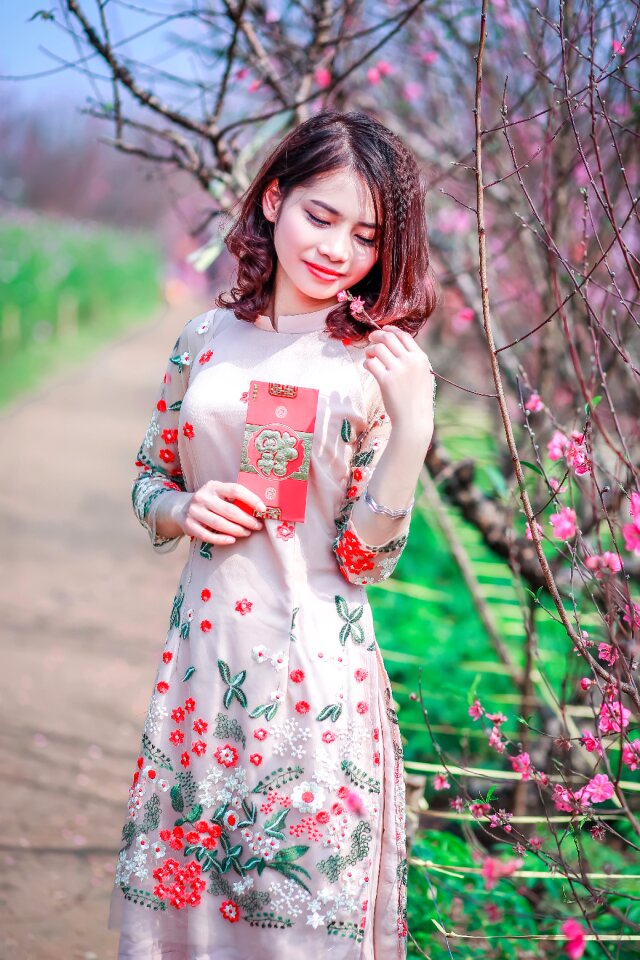 Dress portrait outdoors
