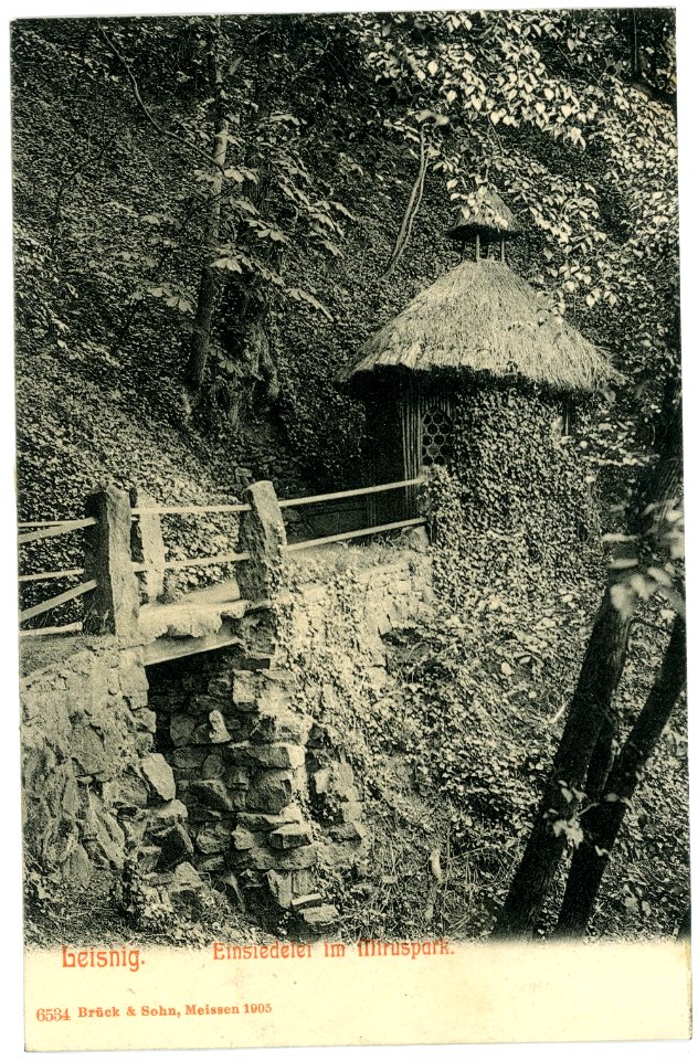 06534-Leisnig-1905-Einsiedelei im Miruspark-Brück & Sohn Kunstverlag