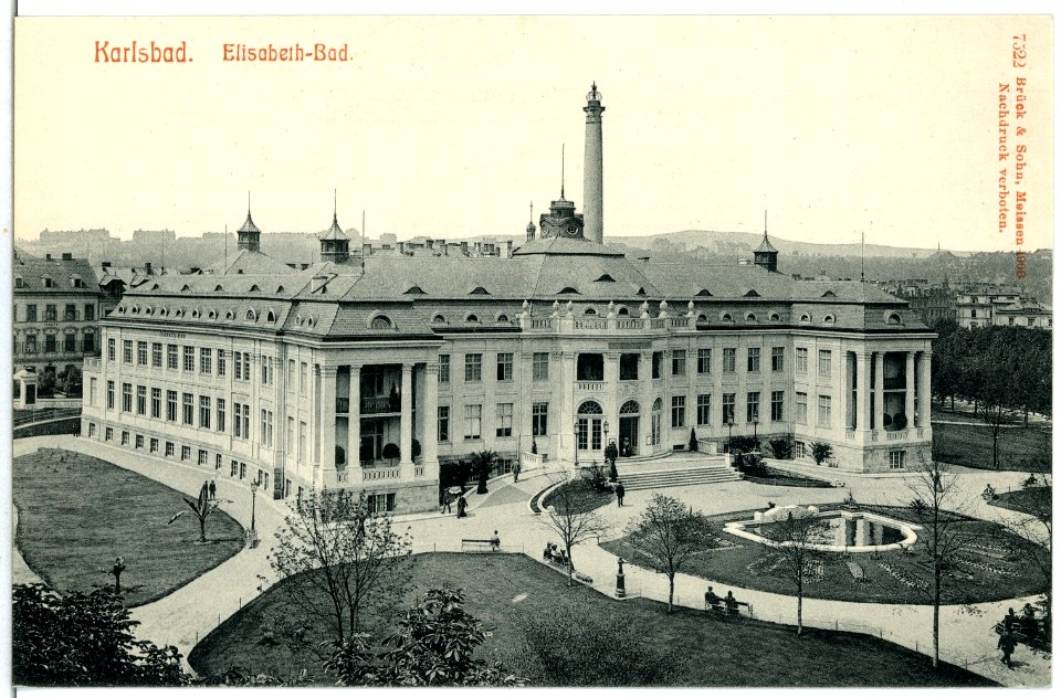 07522-Karlsbad-1906-Elisabeth-Bad-Brück & Sohn Kunstverlag