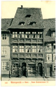 07568-Wernigerode-1906-Haus Breitestraße 72-Brück & Sohn Kunstverlag