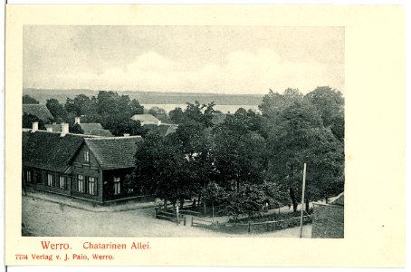 07734-Werro-1906-Chatarinen Allei-Brück & Sohn Kunstverlag