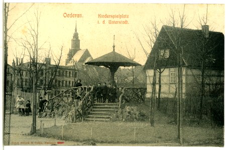 07713-Oederan-1906-Kinderspielplatz-Brück & Sohn Kunstverlag