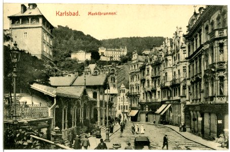 07585-Karlsbad-1906-Marktbrunen-Brück & Sohn Kunstverlag