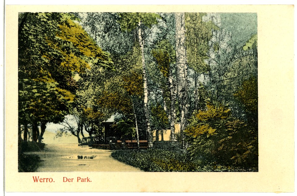 07737-Werro-1906-Der Park-Brück & Sohn Kunstverlag