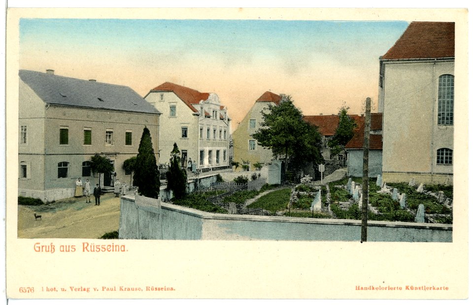 06576-Rüsseina-1905-Dorfansicht-Brück & Sohn Kunstverlag