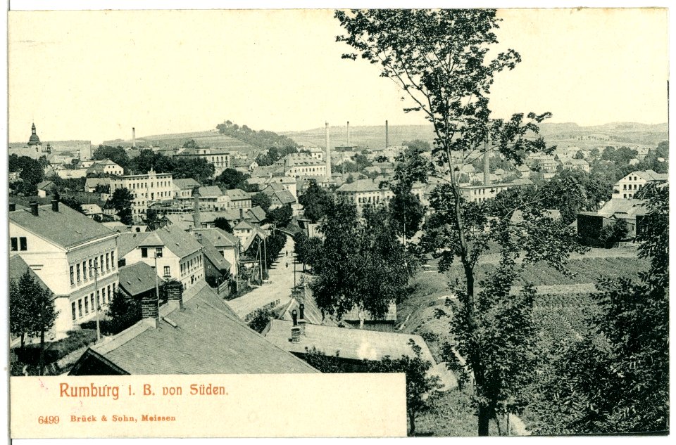 06499-Rumburg-1905-Stadtansicht von Süden-Brück & Sohn Kunstverlag