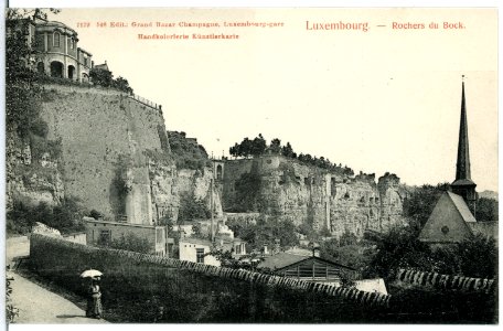 07179-Luxemburg-1906-Rochers du Bock-Brück & Sohn Kunstverlag