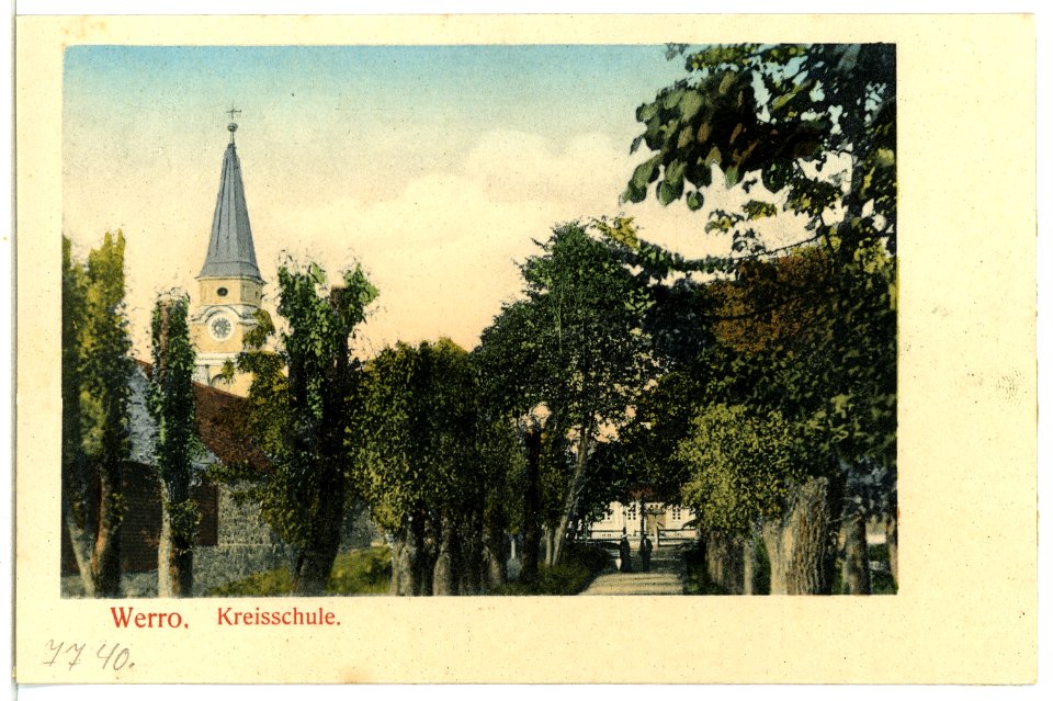 07740-Werro-1906-Kreisschule-Brück & Sohn Kunstverlag