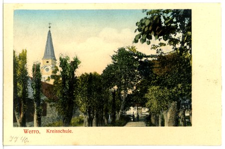 07740-Werro-1906-Kreisschule-Brück & Sohn Kunstverlag