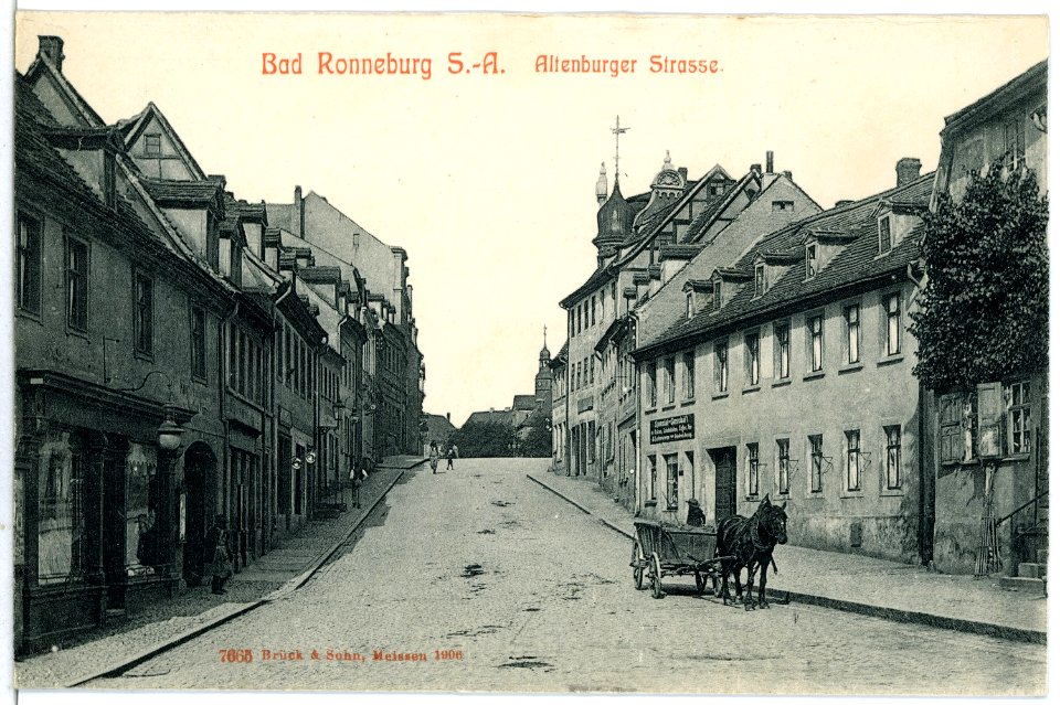 07665-Ronneburg-1906-Altenburger Straße-Brück & Sohn Kunstverlag