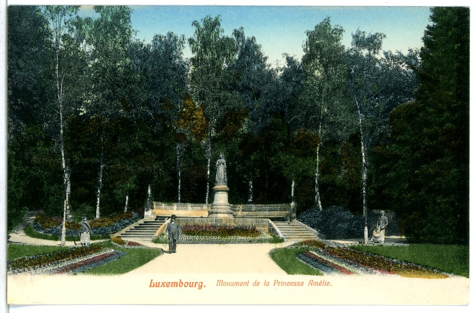 07648-Luxemburg-1906-Monument de la Princesse Amelie-Brück & Sohn Kunstverlag