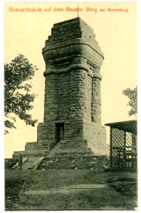 07668-Ronneburg-1906-Bismarcksäule auf dem Reuster Berg-Brück & Sohn Kunstverlag