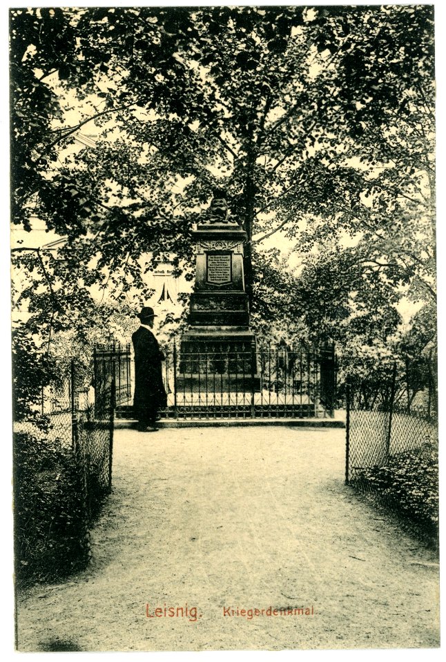 06536-Leisnig-1905-Kriegerdenkmal-Brück & Sohn Kunstverlag