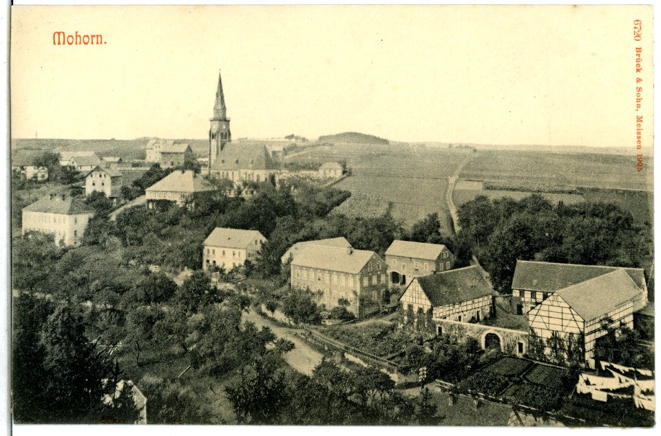 06720-Mohorn-1905-Blick auf Mohorn-Brück & Sohn Kunstverlag