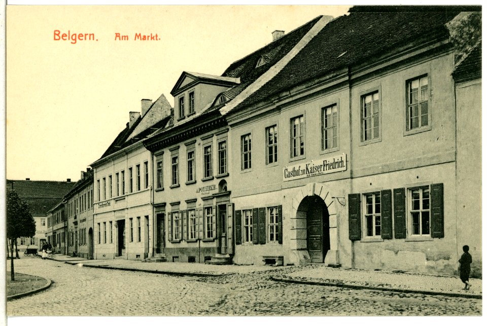 07759-Belgern-1906-Am Markt-Brück & Sohn Kunstverlag