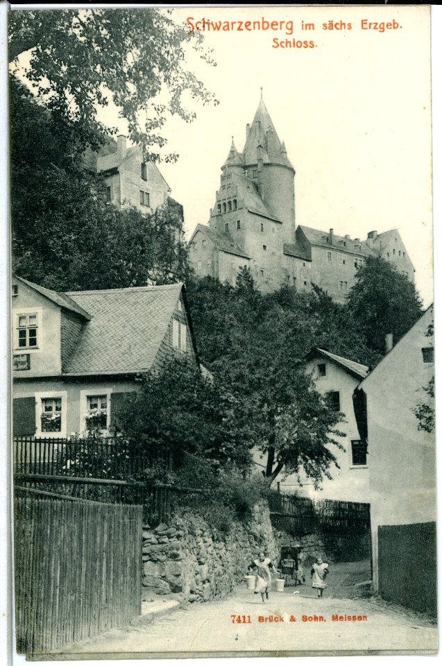 07411-Schwarzenberg-1906-Schloß-Brück & Sohn Kunstverlag