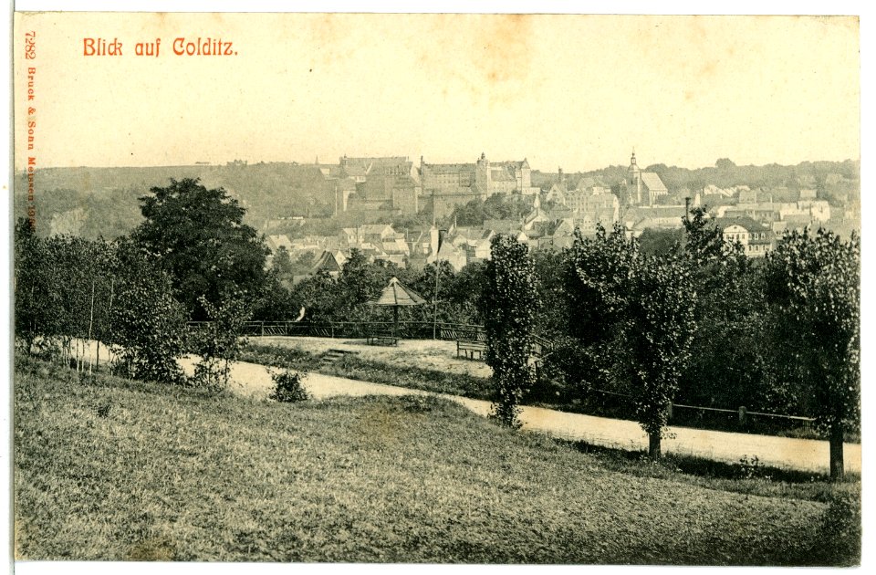 07282-Colditz-1906-Blick zur Stadt-Brück & Sohn Kunstverlag