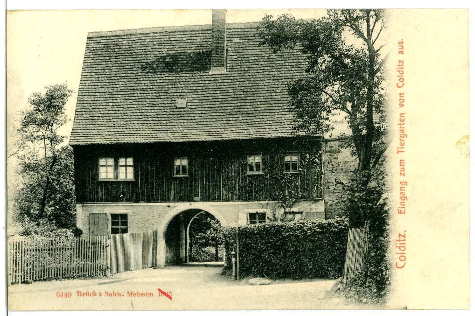 06440-Colditz-1905-Eingang zum Tiergarten von Colditz aus-Brück & Sohn Kunstverlag