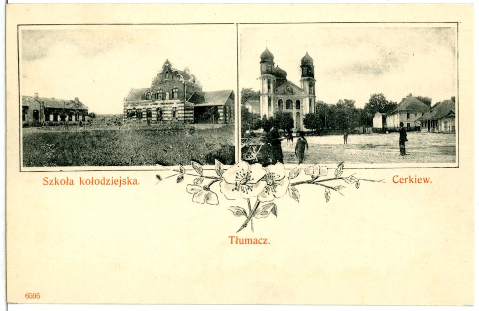 06595-Tlumacz-1905-Schule und Kirche-Brück & Sohn Kunstverlag