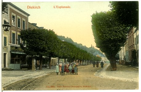 06661-Diekirch-1905-L Esplanade-Brück & Sohn Kunstverlag