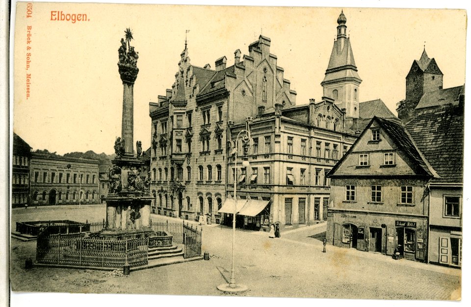 06504-Elbogen-1905-Marktplatz-Brück & Sohn Kunstverlag