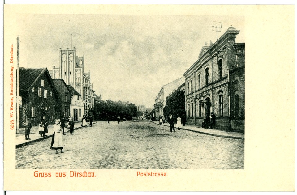 06678-Dirschau-1905-Poststraße-Brück & Sohn Kunstverlag