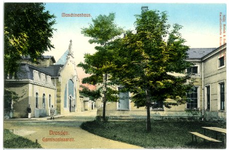08031-Dresden-1906-Garnisonslazarett - Maschinenhaus-Brück & Sohn Kunstverlag