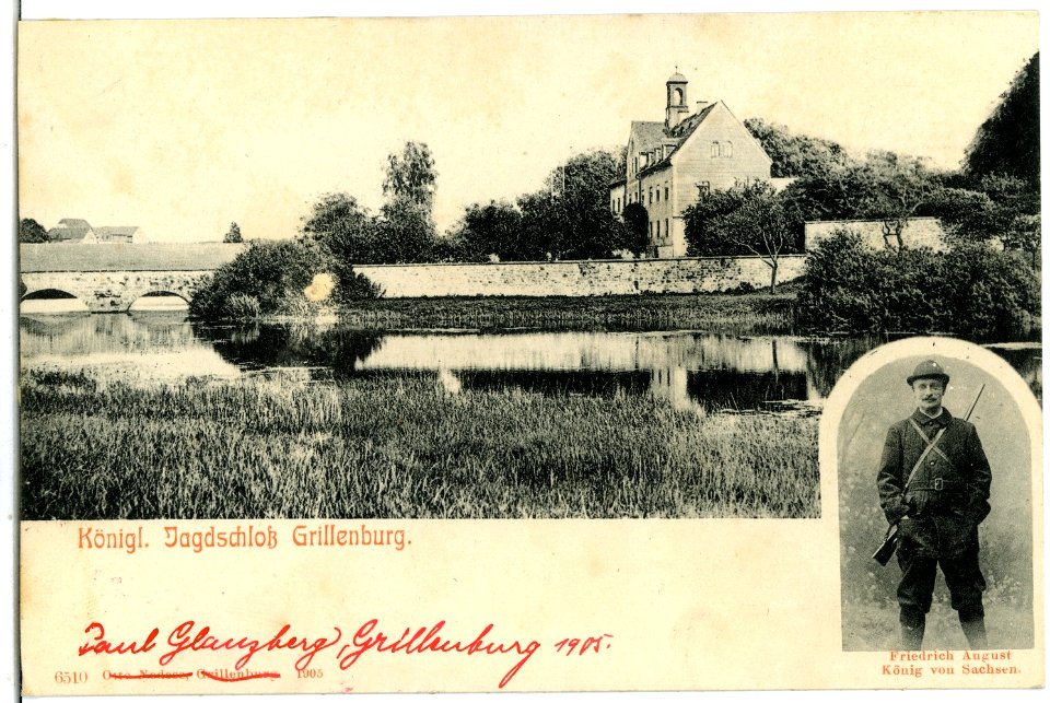 06510-Grillenburg-1905-Jagdschloß - König - Friedrich-August-von Sachsen-Brück & Sohn Kunstverlag