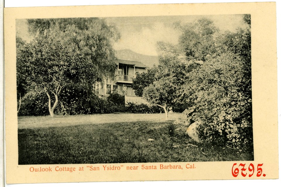 06795-Santa Barbara-1905-Outlook Cottage at "San Ysidro" near Santa Barbara-Brück & Sohn Kunstverlag