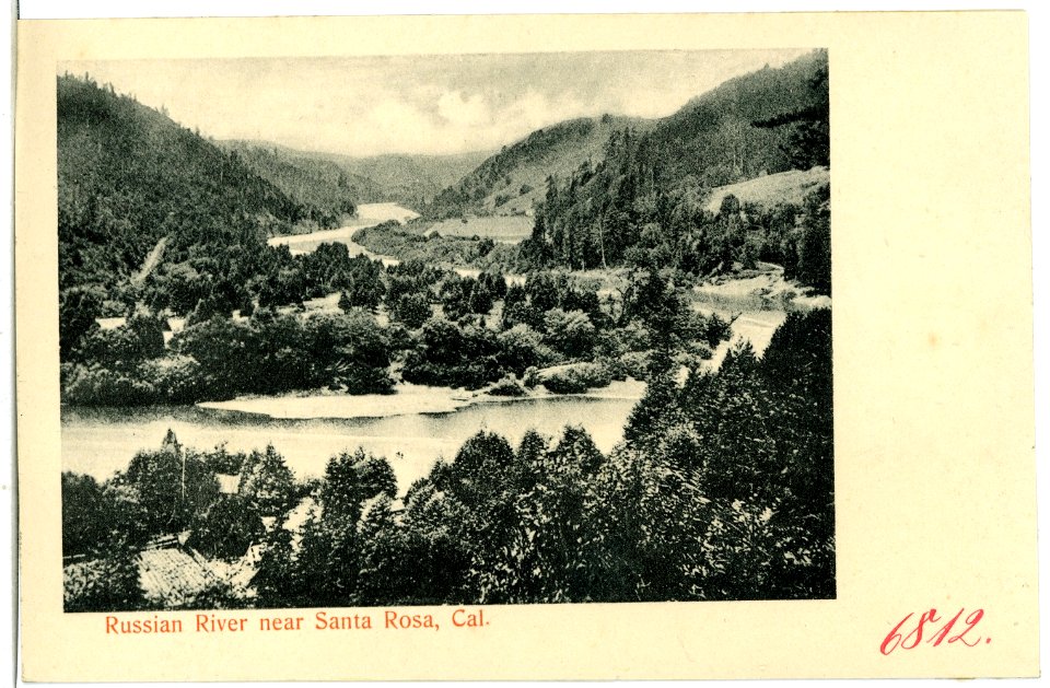 06812-Santa Rosa-1905-Russian River near Santa Rosa, Cal.-Brück & Sohn Kunstverlag