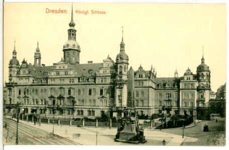 07079-Dresden-1906-Königliches Schloß-Brück & Sohn Kunstverlag