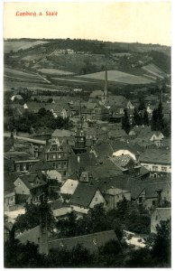 07133-Camburg-1906-Blick auf Camburg-Brück & Sohn Kunstverlag