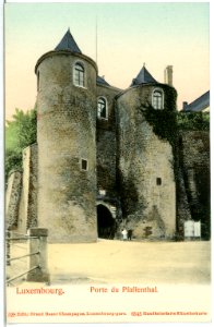 06545-Luxemburg-1905-Porte du Pfaffenthal-Brück & Sohn Kunstverlag