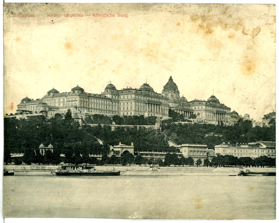 08019-Budapest-1906-Königliche Burg-Brück & Sohn Kunstverlag