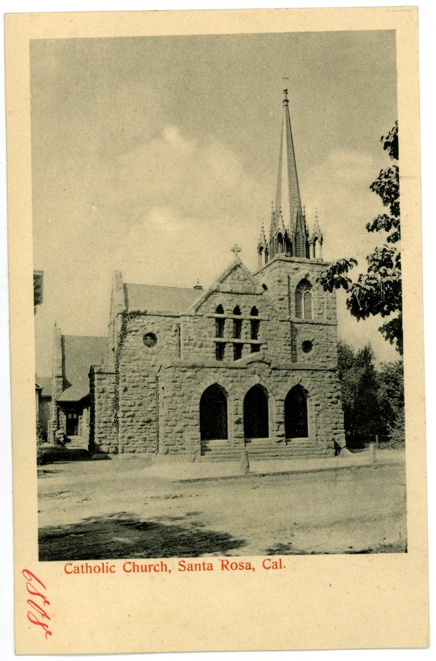 06808-Santa Rosa-1905-Catholice Church-Brück & Sohn Kunstverlag