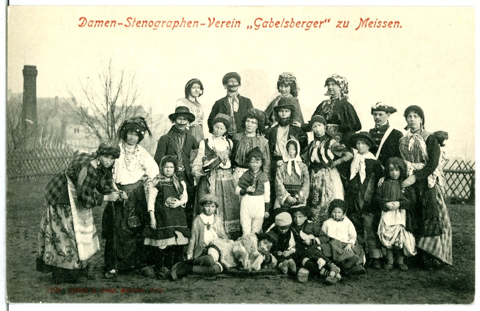 07108-Meißen-1906-Damen Stenographie Verein-Brück & Sohn Kunstverlag