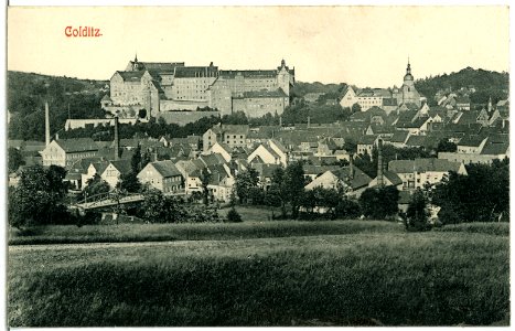 06436-Colditz-1905-Blick auf Colditz-Brück & Sohn Kunstverlag