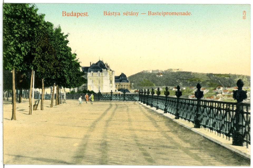 06752-Budapest-1905-Basteipromenade-Brück & Sohn Kunstverlag